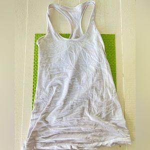 White Lululemon tank